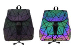 Luminous glow in the dark backpack triangle