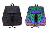 Luminous glow in the dark backpack triangle