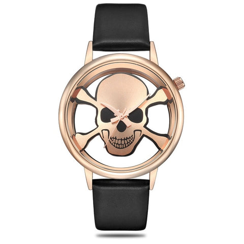 Hollow Skull / Crossbones Analogue Watch (Unisex)