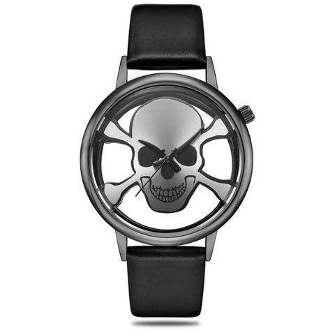 Hollow Skull / Crossbones Analogue Watch (Unisex)