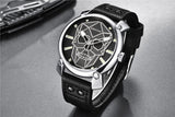 Crystal Skull Men's Watch Black