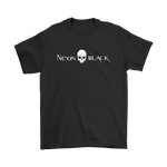 Neon Black Logo Men's T-Shirt