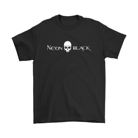 Neon Black Logo Men's T-Shirt