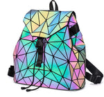 Luminous glow in the dark backpack triangle