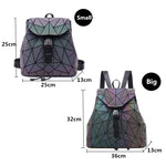 Luminous glow in the dark backpack dimensions