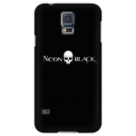 Neon Black Logo Phone Case
