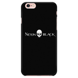 Neon Black Logo Phone Case