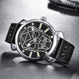 Crystal Skull Men's Watch Black