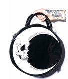 Women's Black Synthetic Leather Bag (Handheld or Over-the-Shoulder)