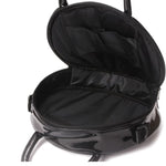 Women's Black Synthetic Leather Bag (Handheld or Over-the-Shoulder)