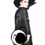 Women's Black Synthetic Leather Bag (Handheld or Over-the-Shoulder)