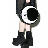 Women's Black Synthetic Leather Bag (Handheld or Over-the-Shoulder)