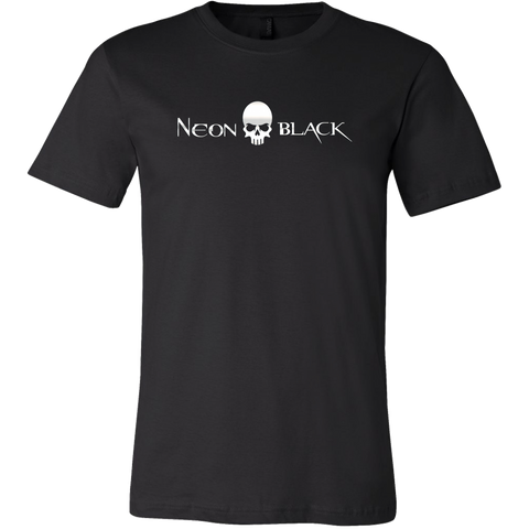 Premium Neon Black Logo T-Shirt [Double-sided Print]