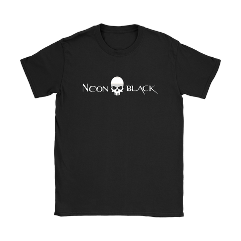 Neon Black Logo Women's T-Shirt